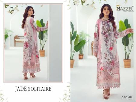 Hazzel Jade Solitaire Nx Cotton Pakistani Dress Material Catalog

